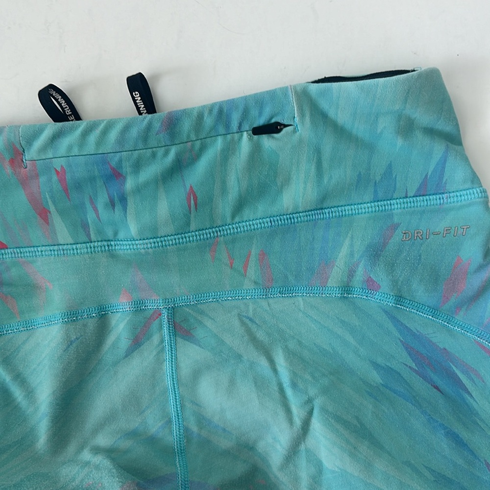 Nike Dri Fit Teal Athletic Leggings Size Small - Picture 10 of 12